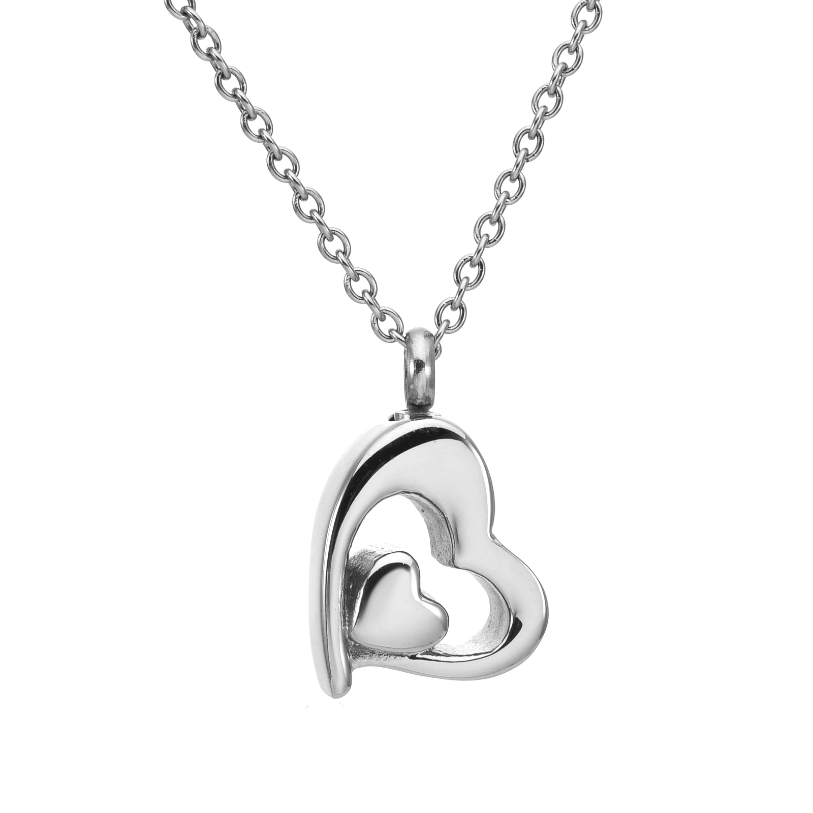 مجوهرات حرق الجثث للرماد للإنسان تذكار من الفولاذ المقاوم للصدأ قلادة تذكارية قلادة جرة الحرق للرماد البشري #4