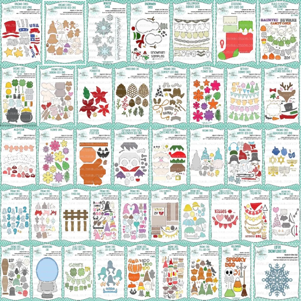 Big Sale Christmas Metal Cutting Frame dies 2024 New Templates DIY Scrapbooking Paper Making Snowflakes and snowmen Crafts Cuts