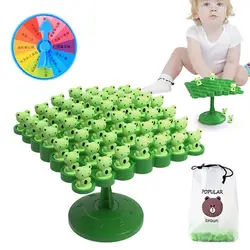 Montessori Education Toy Educational Frog Balance Tree Game Baby Toys For Parent-child Interaction Tabletop Board Puzzle Game