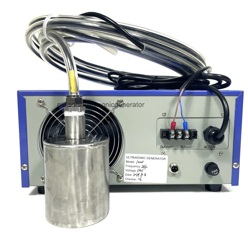 28 كيلو هرتز أو 40 كيلو هرتز 100 واط جهاز إزالة الاهتزاز بالموجات فوق الصوتية الغاطسة لحماية الأسماك والمياه