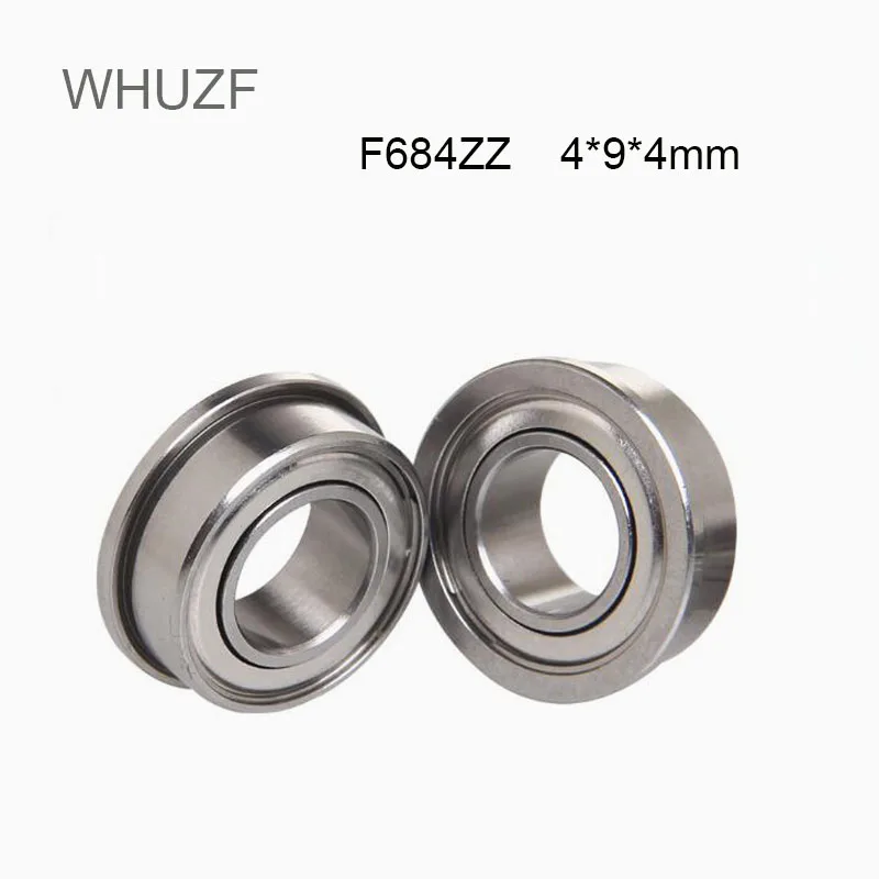 

WHUZF Free Shipping 10/20/50pcs F684ZZ Flange Bearing 4x9x4 mm ABEC-3 Flanged F684 Z ZZ Ball Bearings 2022 Hot Sale