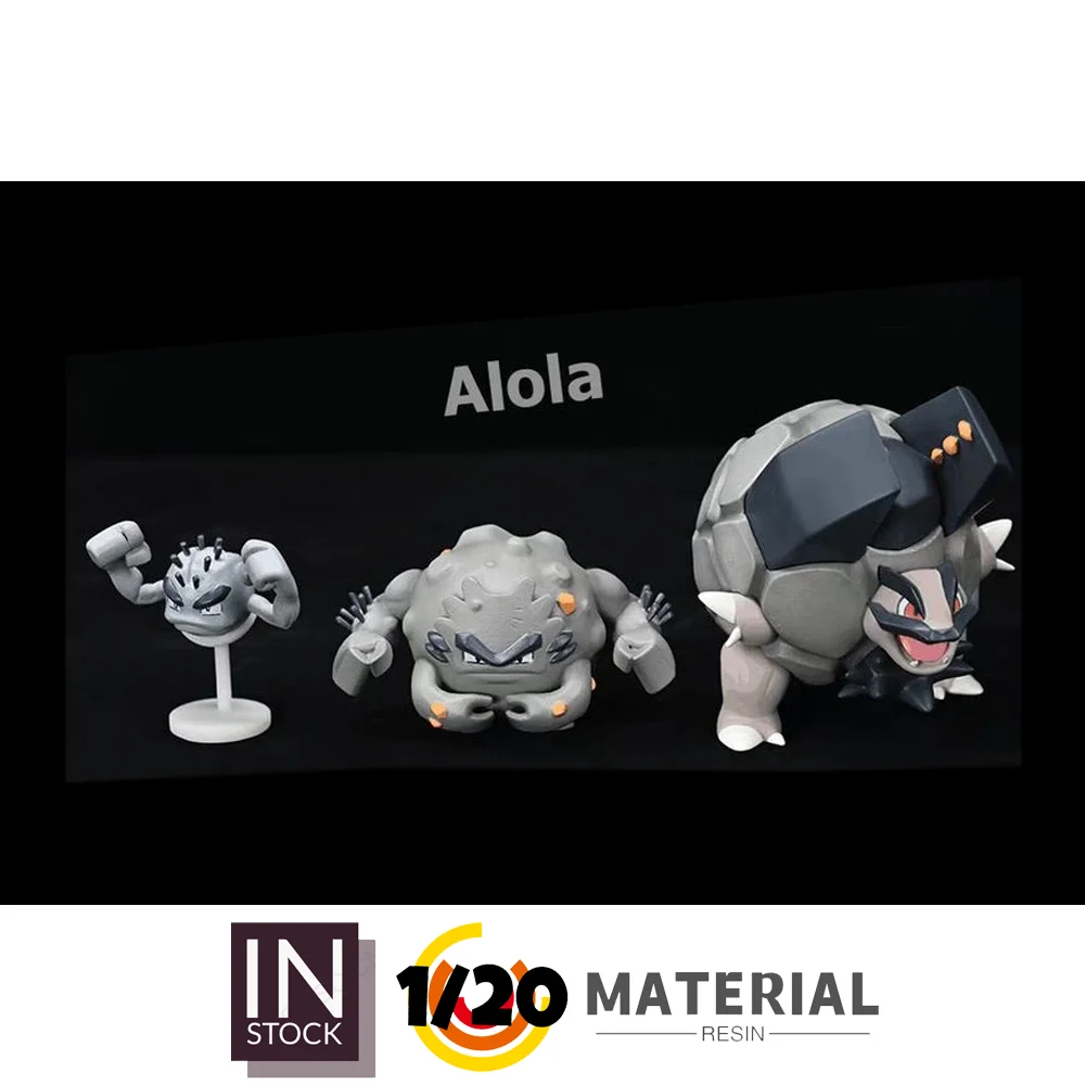 [In Stock] 1/20 Resin Figure [POPO] - Alola Geodude & Graveler & Golem