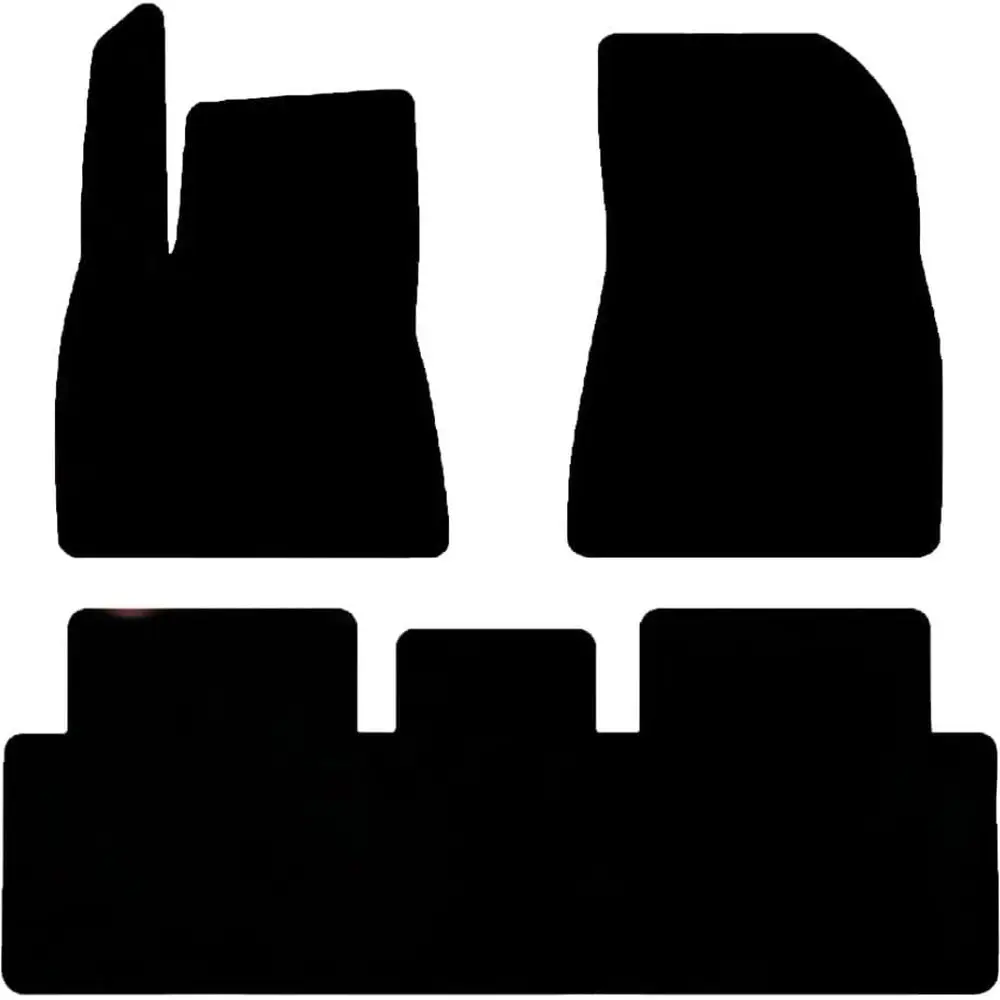 

Car Floor Mats for Tesla Model 3 2024-2025,Nylon Black Carpet All Weather Waterproof Auto Liners Foot Pads Set