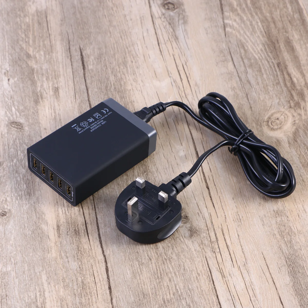 

5-Port USB Portable Adapter 30W 5V 8A Desktop Multi USB Station for Phone Tablet Camera Headset