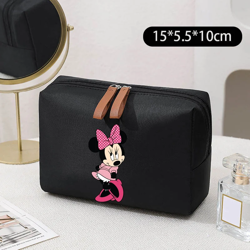 Mickey Minnie Mouse Cosmetic Bag Clutch Outdoor Travel Beauty Makeup Bag for Women Party Lipstick Bags Toiletry Bags Pencil Case