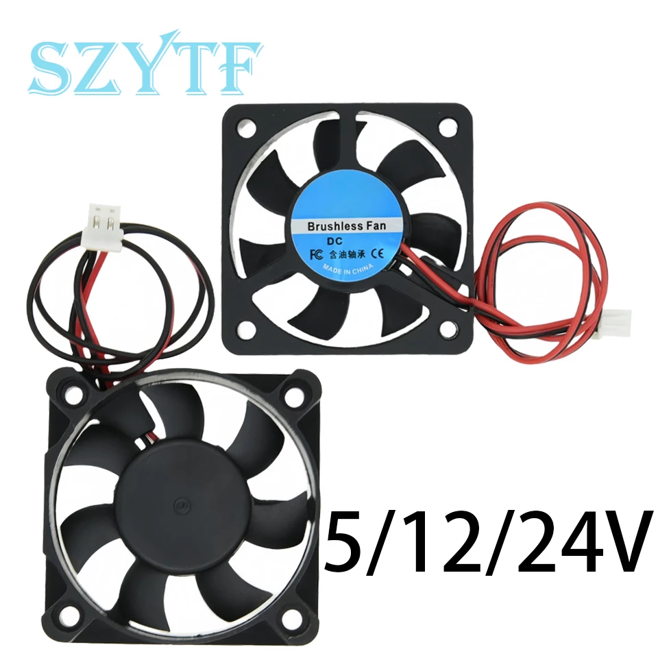 

Охлаждающий вентилятор постоянного тока 5 В 12 В 24 В 5010 5 см Вентилятор охлаждения Запчасти для 3D-принтера Вентилятор радиатора Экструдер Вентилятор охлаждения процессора компьютера