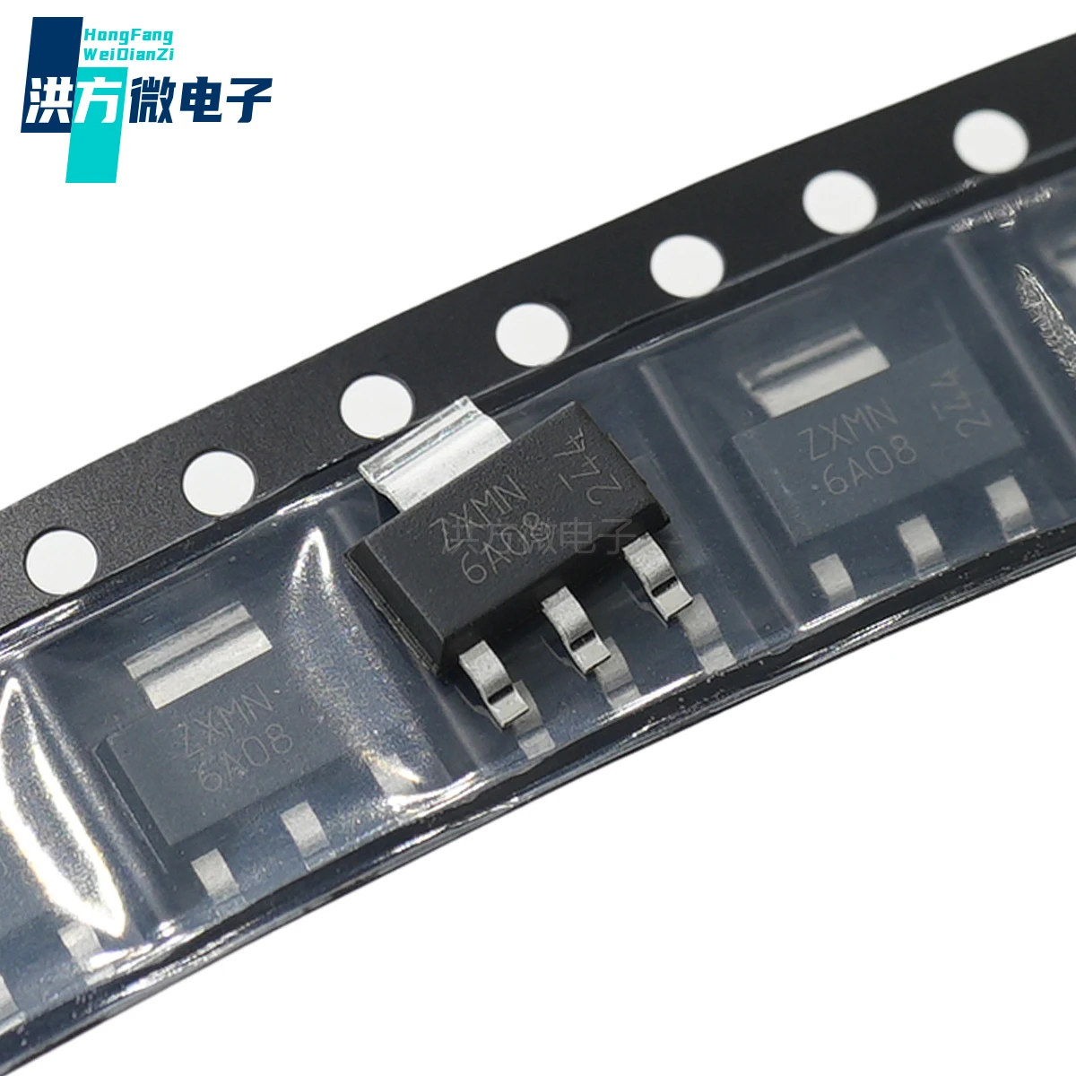 10PCS original ZXMN6A08 MOSFET 2W 60V 3.8A 1 N-channel SOT-223-3 ZXMN6A08GTA ZXMN 6A08 N-CH 5.3A 80mΩ@10V,4.8A 1V 5.8nC@10V 24.1