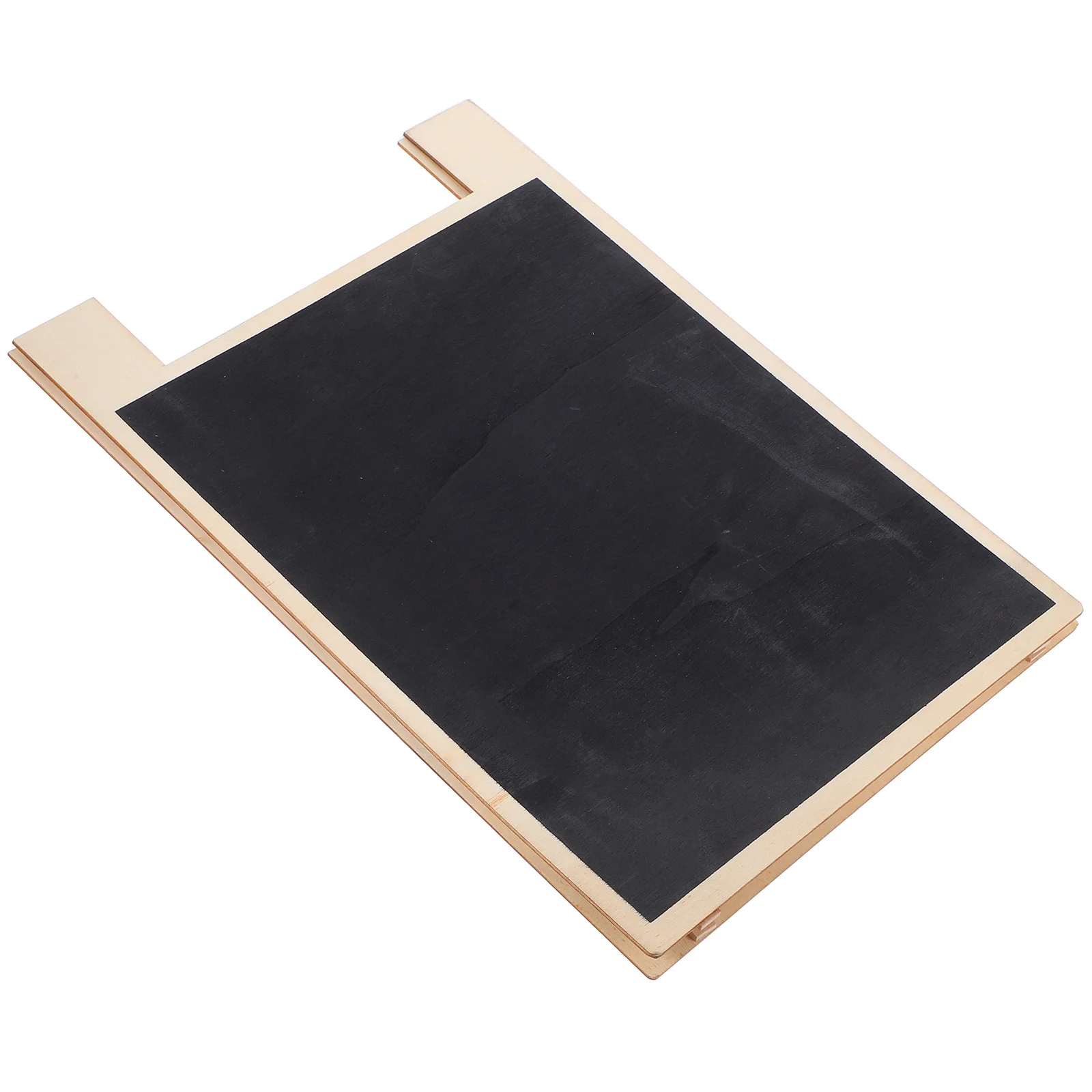 

Wooden Tabletop Double-Sided Blackboard Sign Chalkboard for Office Kitchen Home Messages Notes Buffet Wooden Blackboard