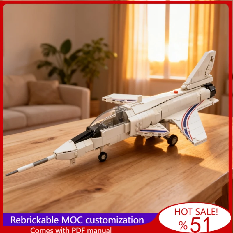 

706 Pcs Customize Building Block Air War Series X-29 Supersonic Fighter Model DIY Technology Educational Assembly Collection Toy