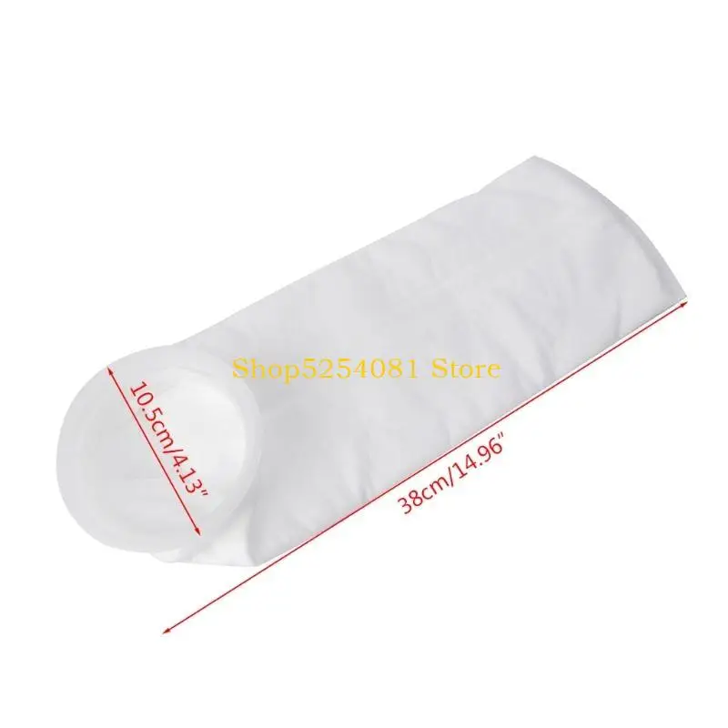 AXYC Aquarium Filter Socks 15 Inch Long 4 Inch Plastic Ring Saltwater Fish Tank Filter Bags 100um Ultra Fine Filtration view 6