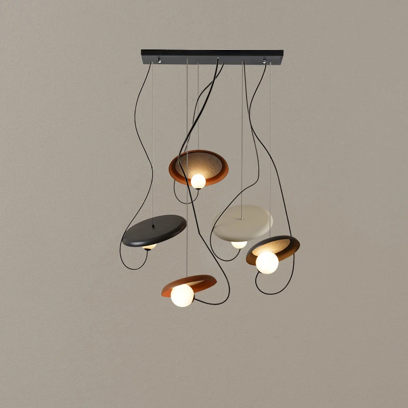 

Modern 2025 Magnetic Adjustable 3D Print Led Ceiling Chandelier Dining Room Pendant Light Home Decor Lamparas Cocina Lustres