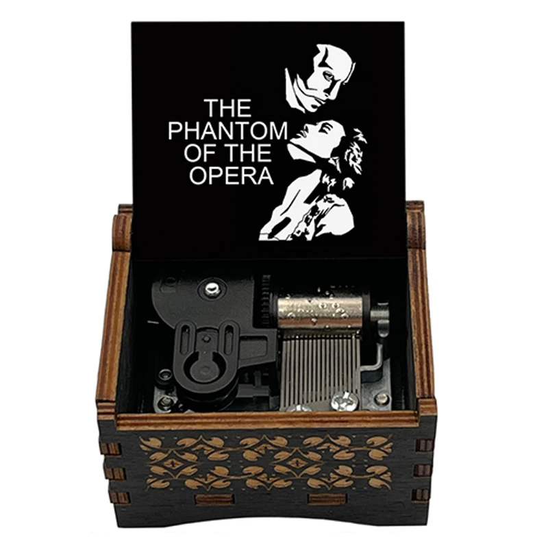 Classic Opera Music《The Phantom Of the Opera》18-Tone Wooden Music Box Home Decor Festival Party Gifts For Friends