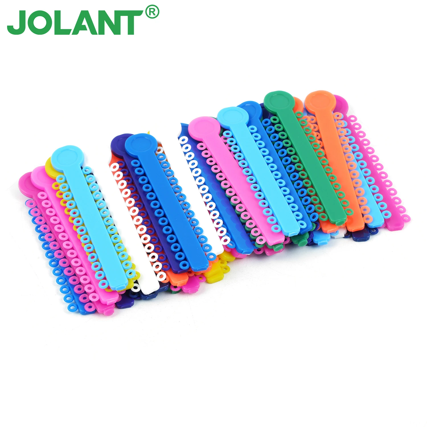 1040pcs/Pack JOLANT Dental Orthodontic Ligature Ties Elastics Rubber Bands for Dentistry Braces Brackets Appliance Materials