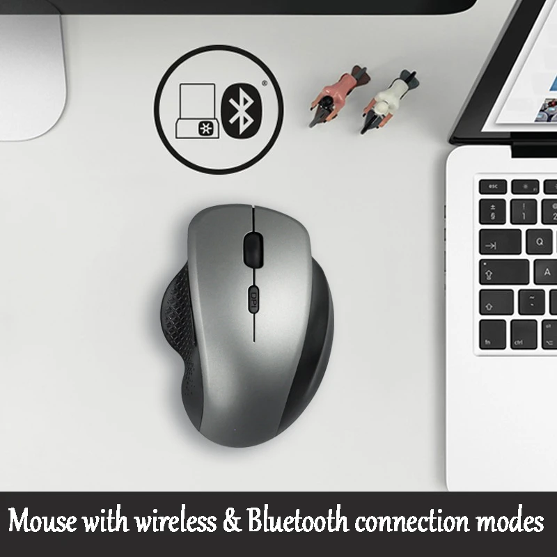 

2024 Wireless Bluetooth Mouse 2.4GHz Adjustable Optical Wrist-care luminescence Game esports Mice For Laptop Tablet Mac iPad