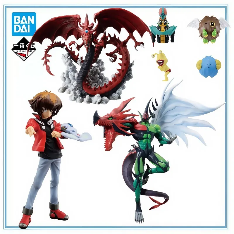 

BANDAI в наличии Оригинальный Yu-Gi-Oh! Джейден Юки Elemental HERO Flame Wingman Slifer The Sky Dragon Garage Kit Модель Украшения