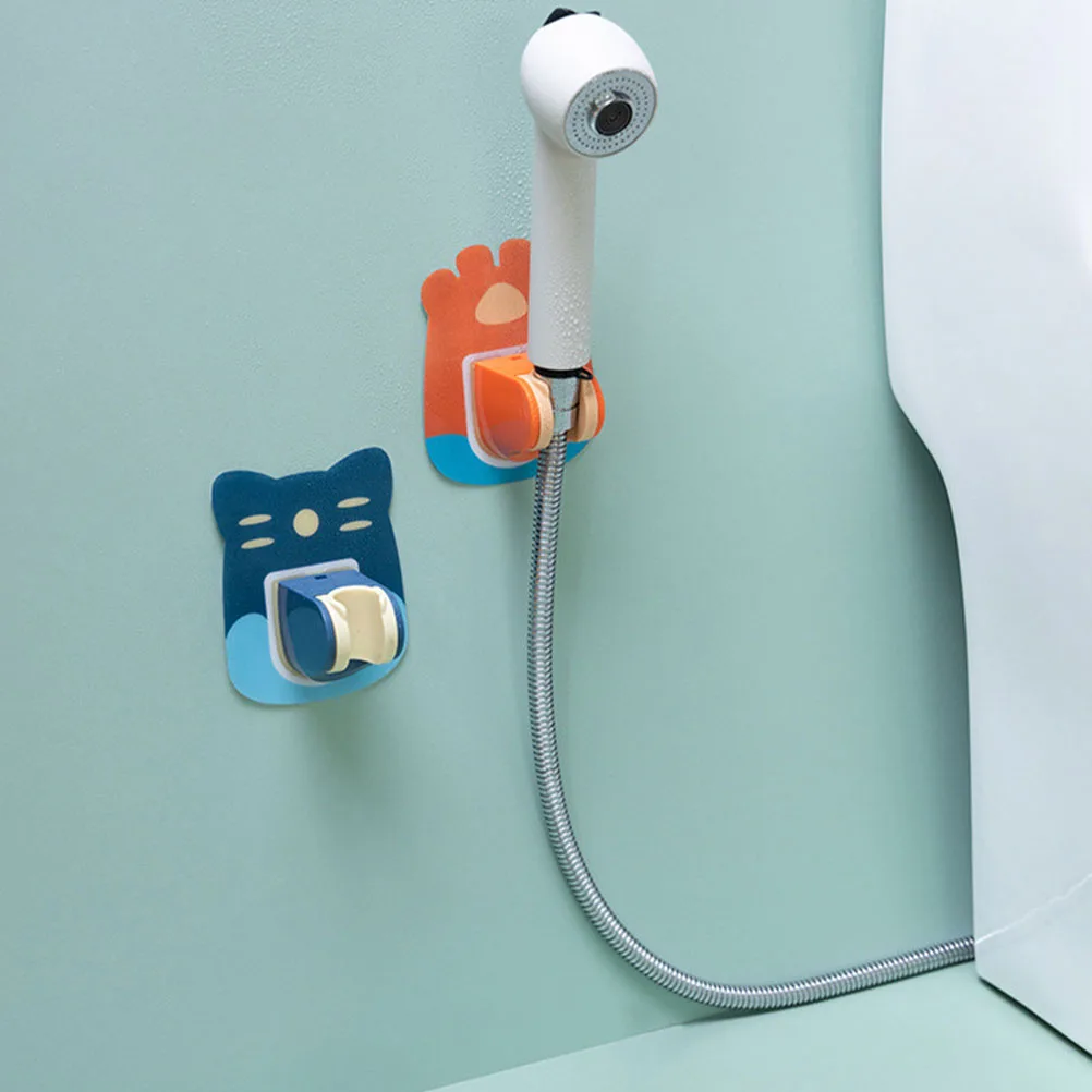 

2pcs Lovely Cartoondurable Heavy Load Capacity Shower Nozzle Brackets Bathroom Supplies Spray Head Racks Shower Head Holders