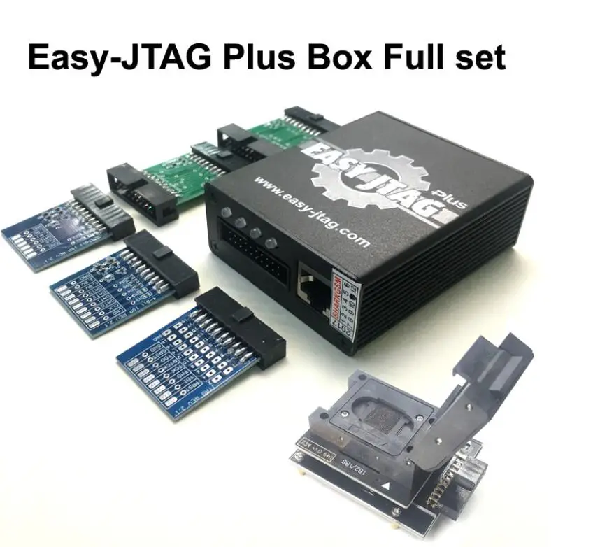 

Новая версия, полный комплект Easy-Jtag plus box + разъем EMMC