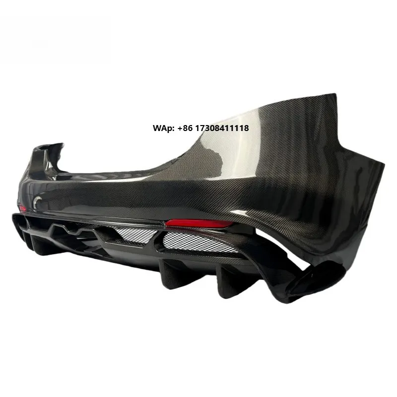 

For Alfa Carbon Fiber Bumper GTAM Style Rear Bumper Rear Spoiler Body Kit