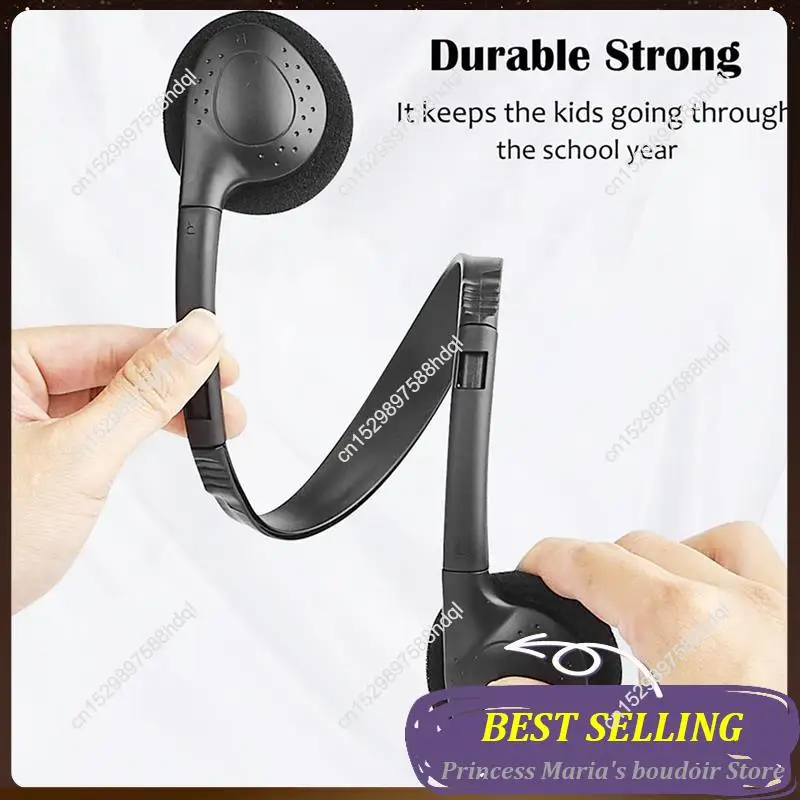 

AB30-наушники для классной комнаты, 50 шт. в упаковке для детей, школьные наушники, аудиогарнитура 3,5 мм для студентов, детей ясельного возраста, подростков