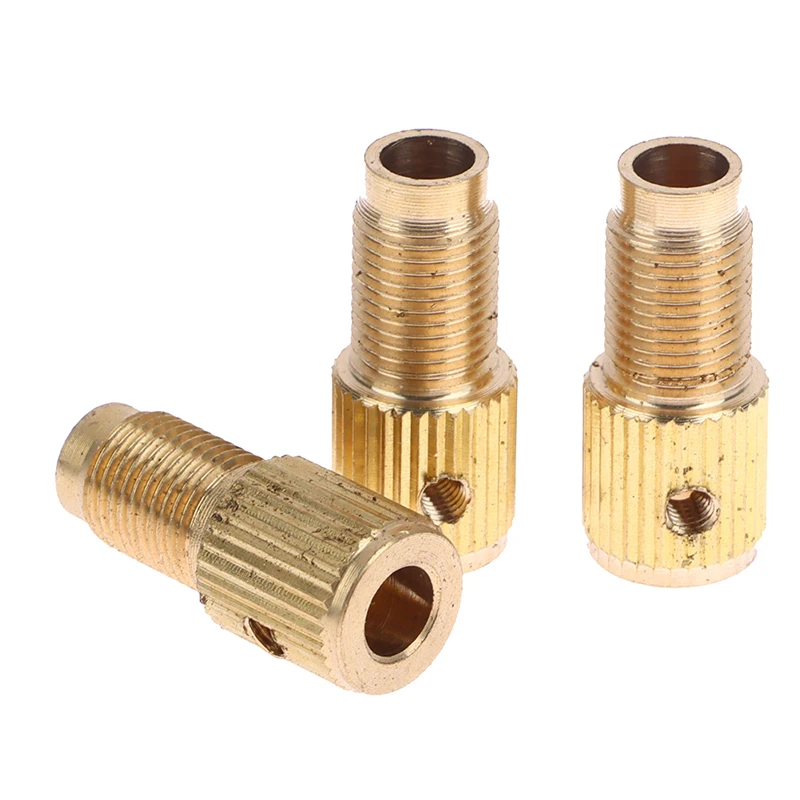 1set albero mandrino trapano Mini mandrino in ottone biella M7/M8 * 0.75-2/2.35/4/5MM adattatore mandrino trapano albero motore elettrico