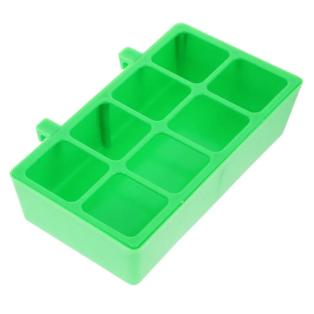 

Bird Feeder Cage Food Container Hanging Parrot Bowl Supplies Easy Clean Anti Waste Small Bird Accessories Pet Cage