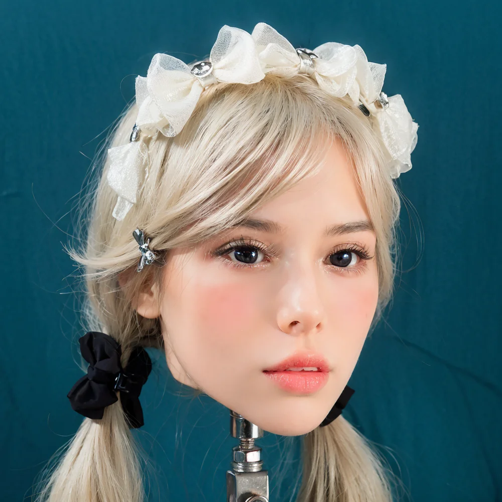 

Портативная головка для косметического дисплея для персонажей аниме, используемая в стиле париков, демонстрации шляп и реквизитах для укладки париков для косплея, со съемным ударом.