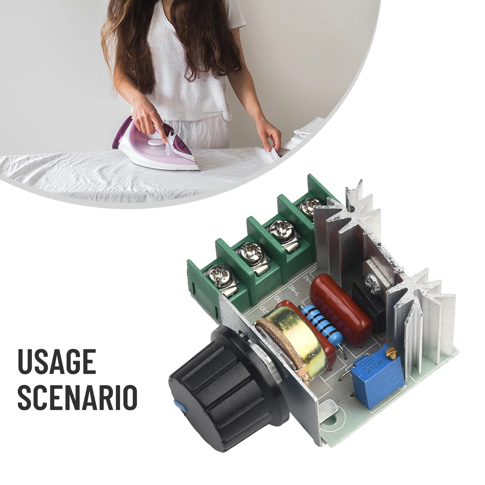 Высококачественный домашний регулятор напряжения 220 В, диммеры, простая установка, высокопроизводительный промышленный прочный, длительный объем