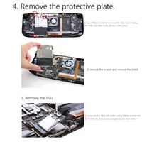 Cooling Thermal Pad Antioxidant Solid State Disk Radiator SSD Copper Cooler for Steam Deck M.2 2230 for Steam Deck Game Consoles