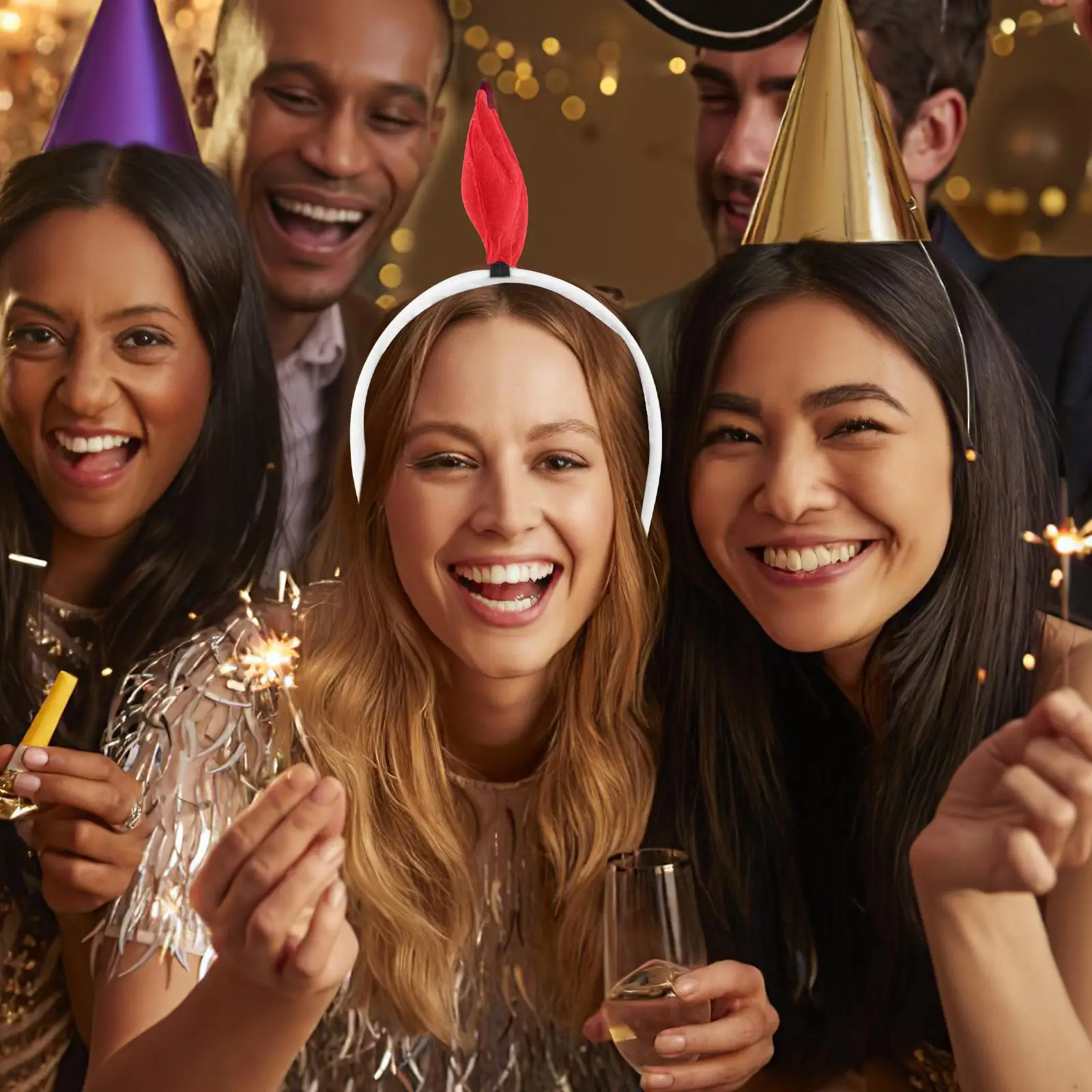 파티를 위한 흰색 치킨 머리띠 베이비 키즈 의상 패브릭 수탉 플러시 꼬리 세트