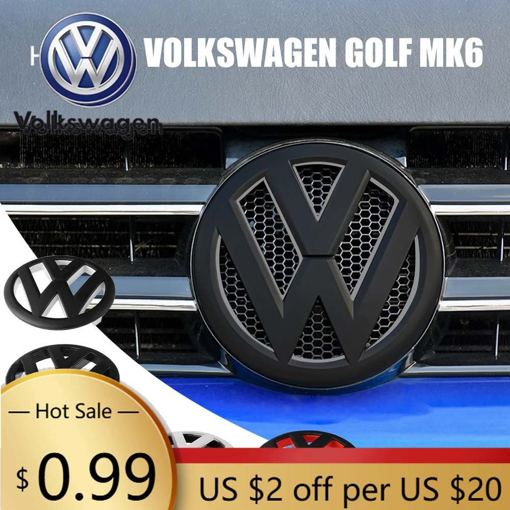

Горячая новинка 2026: 3D-эмблема из АБС-пластика для переднего капота и заднего багажника автомобиля Volkswagen VW, замена для Volkswagen VW Golf 6 MK6 2010 2011 2012