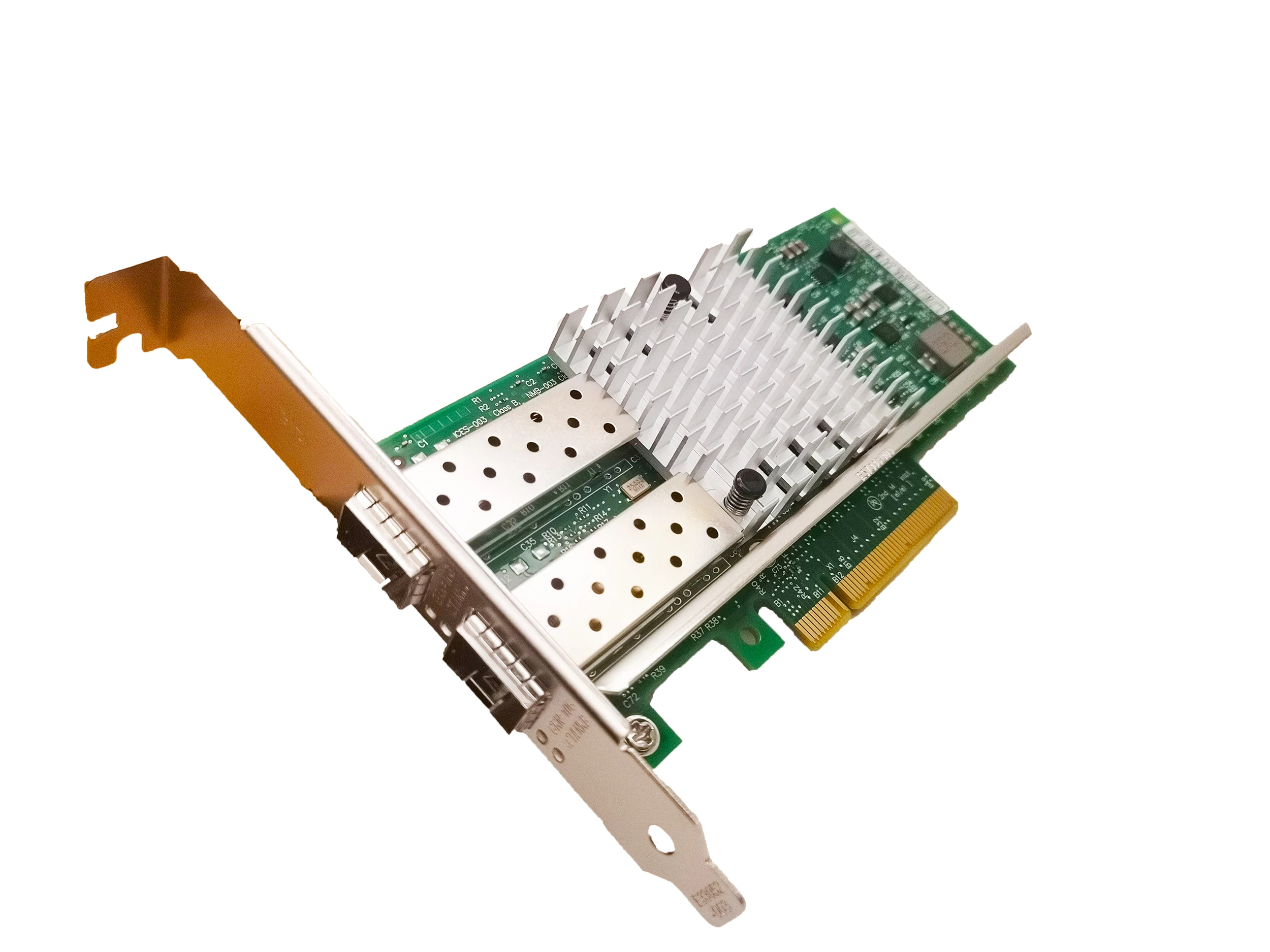 Tarjeta de red Ethernet convergente de 10Gb, X520-DA2 Dual FPS + Puerto PCI-E x8,x16 NIC, adaptador LAN compatible con Windows Server, 7/8/10/VMware