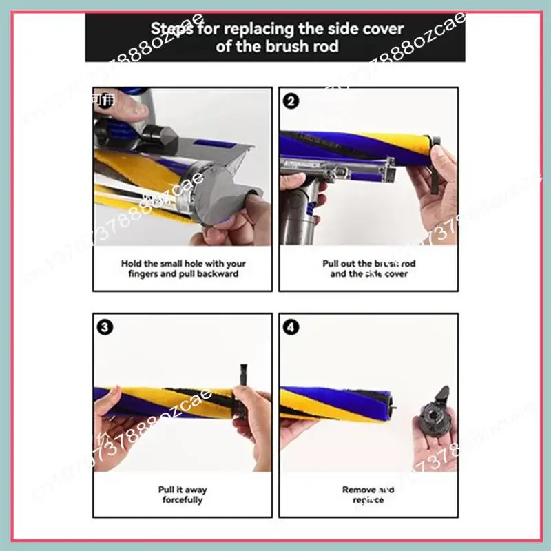 A26P 交換用ブラシロールバー Dyson V8 Slim/Vl0 Slim/V12 Detect Slim/V15 Detec Slim 真空アタッチメント用