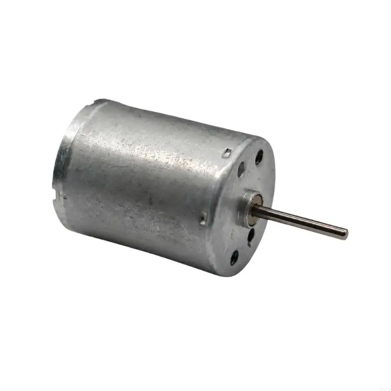 RF370 Miniature Electric Motor, 3-9 V Input with Carbon Brush Design and Project Drive Output for Model Vehicles, Small Fan M4YD