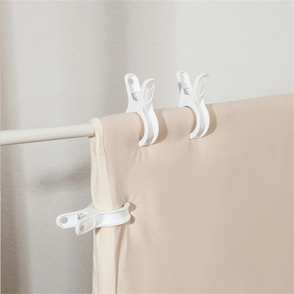 Large Beach Towel Clip Plastic Drying Quilt Clip Strong Windproof Clothes Peg Multifunctional Non-slip Fixed Clothespin