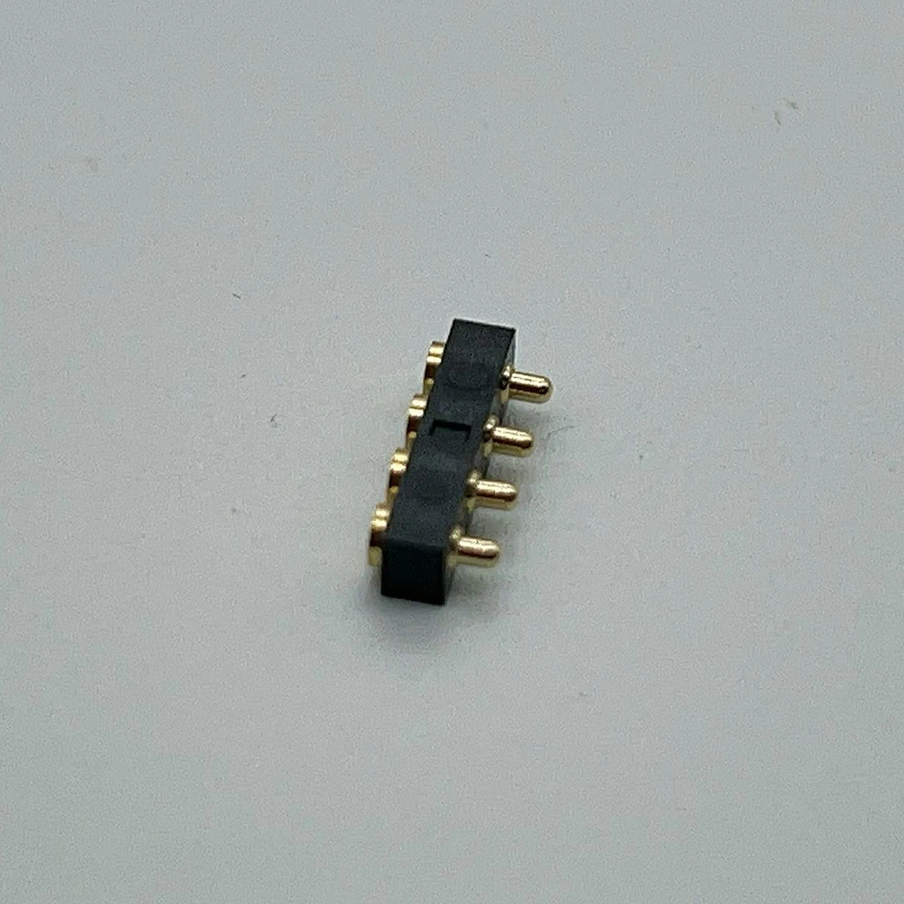 1 Stück 2P 3P 4P 2,54 mm Rastermaß Pogo-Pin-Steckverbinder, federbelasteter Prüfstift, SMT DIP Durchsteckmontage, gebogener Typ, Stecker und Buchse, Lade-Pogo-Pin – Detail 8