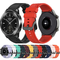 22mm Silicone Strap For Xiaomi Watch S4 S3 S2 S1 Pro Active Sports Watchband For Xiaomi Watch 2 Pro/Mi Watch Color Color2 Correa