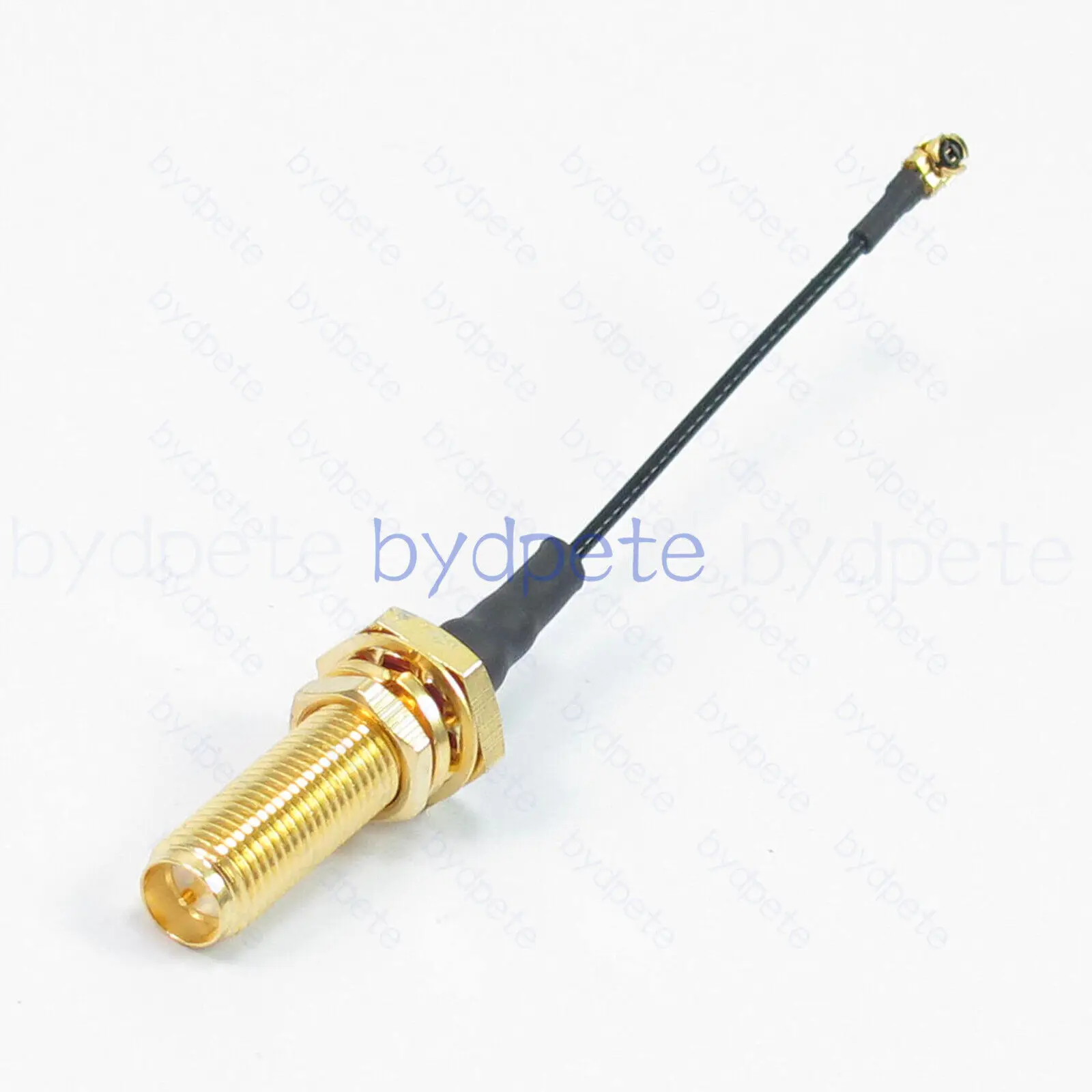 U.FL UFL IPX Female to RP-SMA Female Bulkhead 20mm Screw 1.37mm Coaxial Pigtail Cable 50ohms kits for DIY Router Replace Antenna