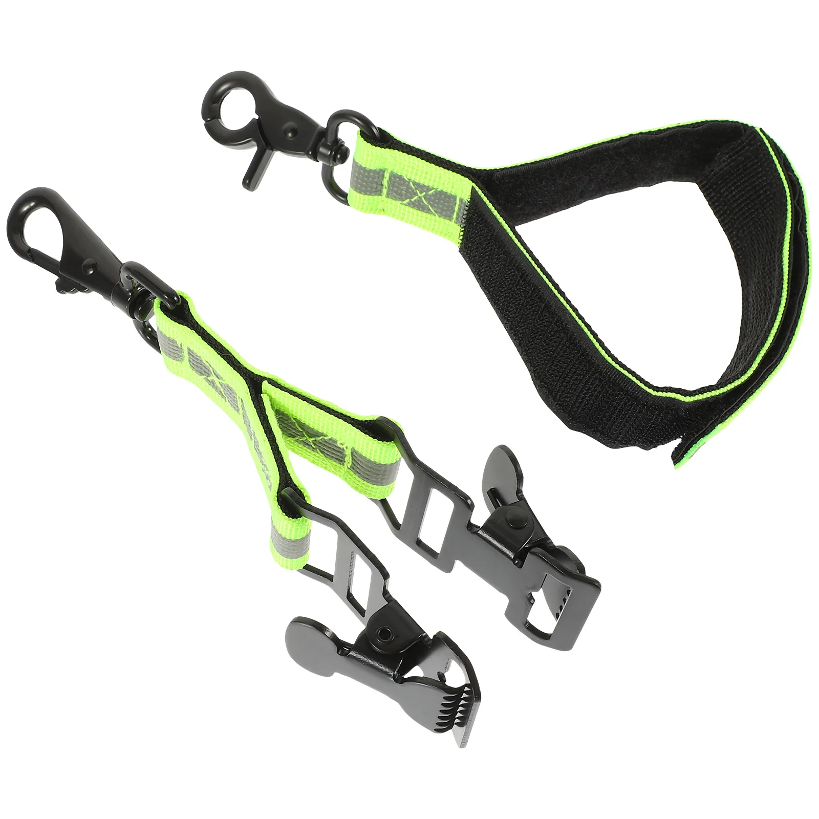 2 Stuks Brandweerman Handschoen Bandjes Met Gespen Verstelbare Veiligheidsriemen Voor Duty Brandweerman Handschoen Handschoenen Houder Clips