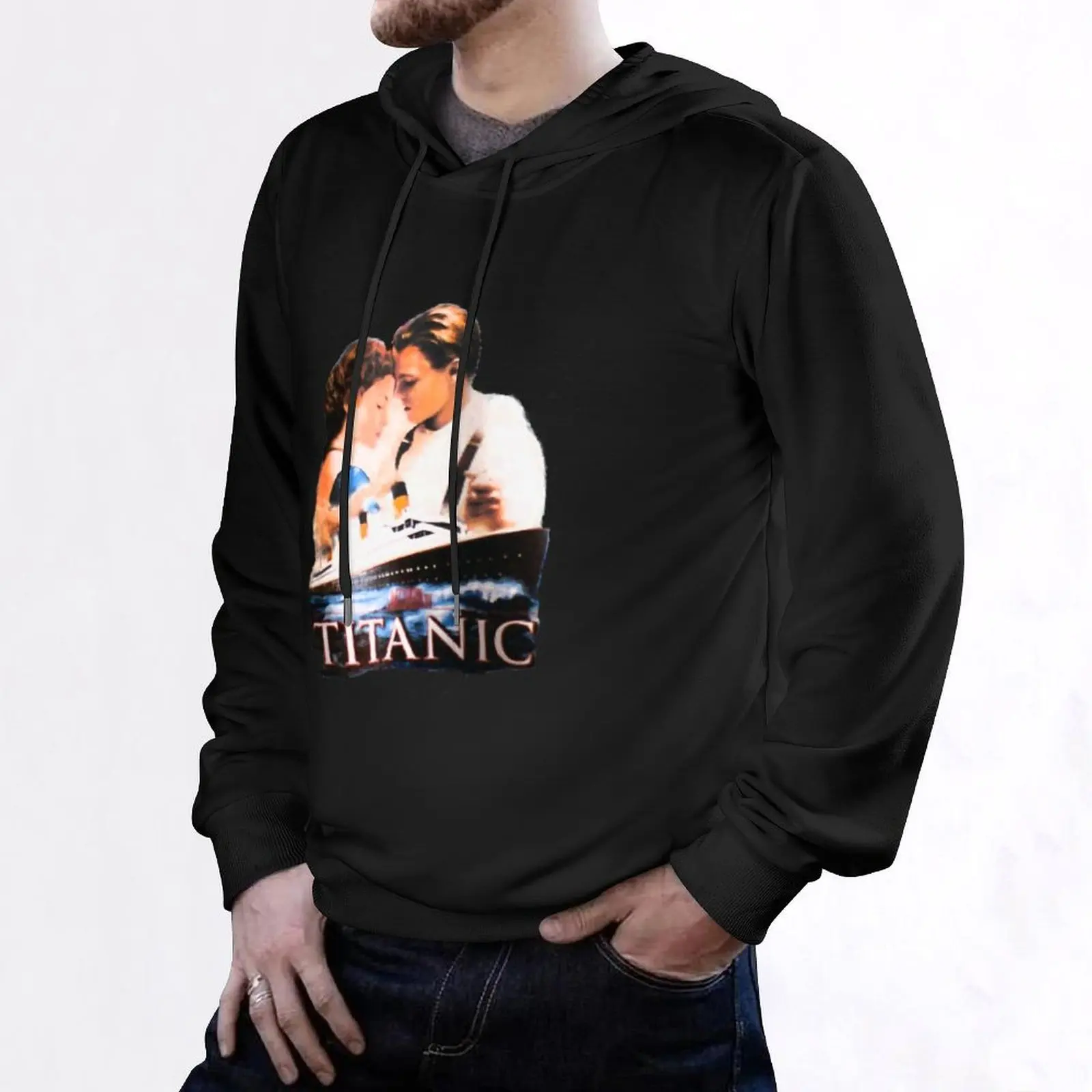 1998 تيتانيك الرسمي، ليوناردو دي كابريو فينتاج، كيت وينسليت، قميص فيلم تيتانيك الرسمي، هوديي نجوم الشاشة