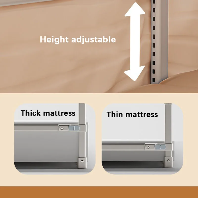 180cm Baby Rail Bed Guardrail Bed Safety Railing Portable Bed Guard for Kids Protective Barrier Anti-Fall Security Fence