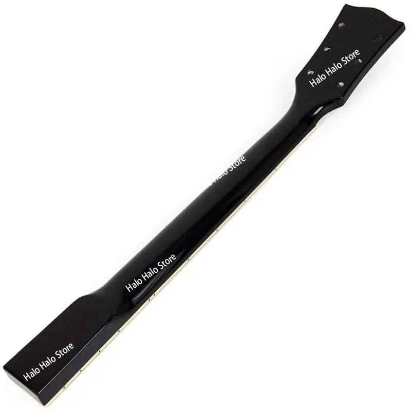22 frets bright black maple electric guitar handle neck rose wood fretboard, modified DIY accessories