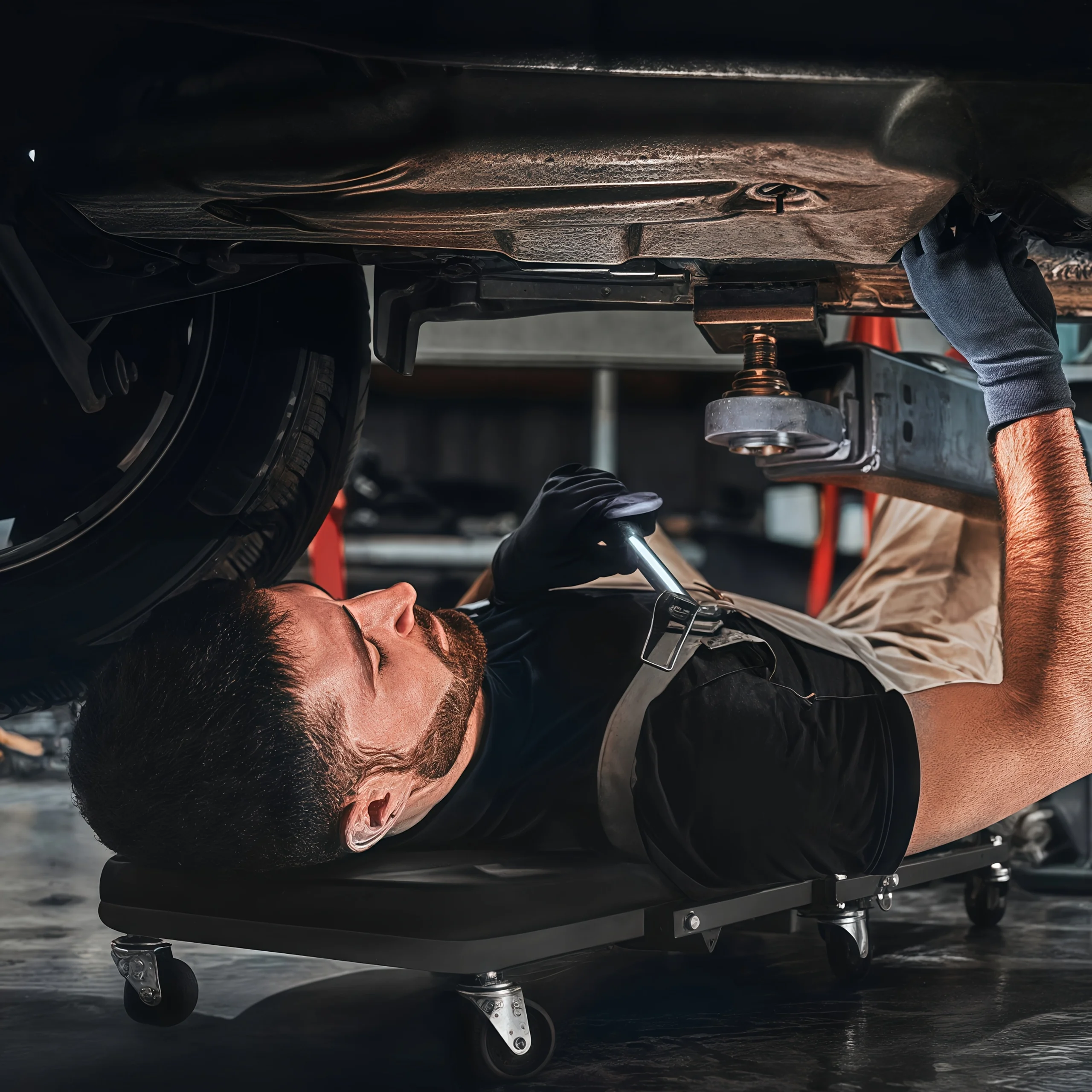 المحمولة 36 بوصة إصلاح السيارات الكذب مجلس لوح التزلج قطع الغيار إصلاح مجلس أداة صيانة خدمة السيارة