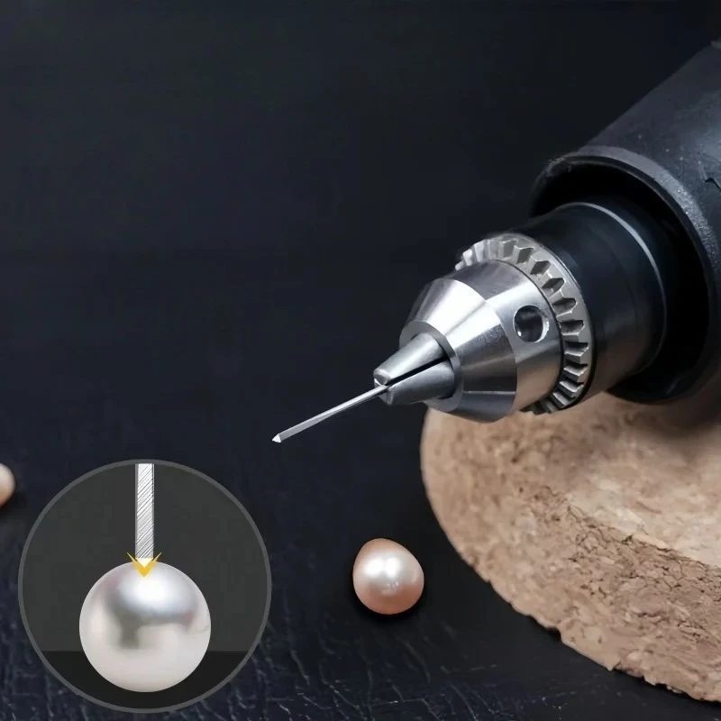 

Инструмент для расширения отверстий под жемчуг, двусторонняя треугольная насадка - высокоточная, прочная, с алмазным покрытием, для изготовления ювелирных изделий своими руками