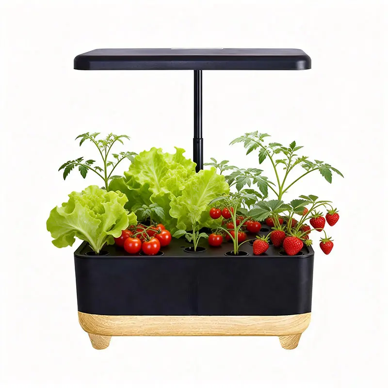 Hydroponic Automatic Control System Indoor Smart Mini LED Growing Nursery Garden Planter Kitchen Environment Friendly