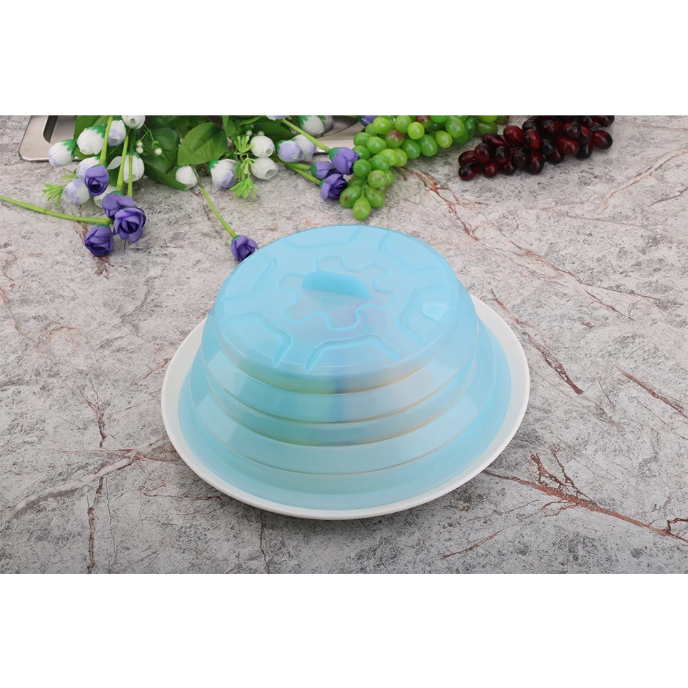 

Silicone Microwave Covers Kitchen Lids Foldable Leakproof Airtight Food Containers Storage Bowls Dish Protectors Heat
