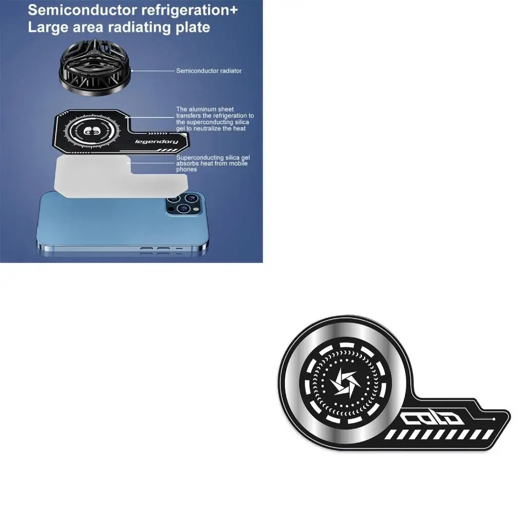 Heat Radiator Rapid Heat Dissipation Phone Game Cooler Soaking Plate Portable Phone Heat Sink
