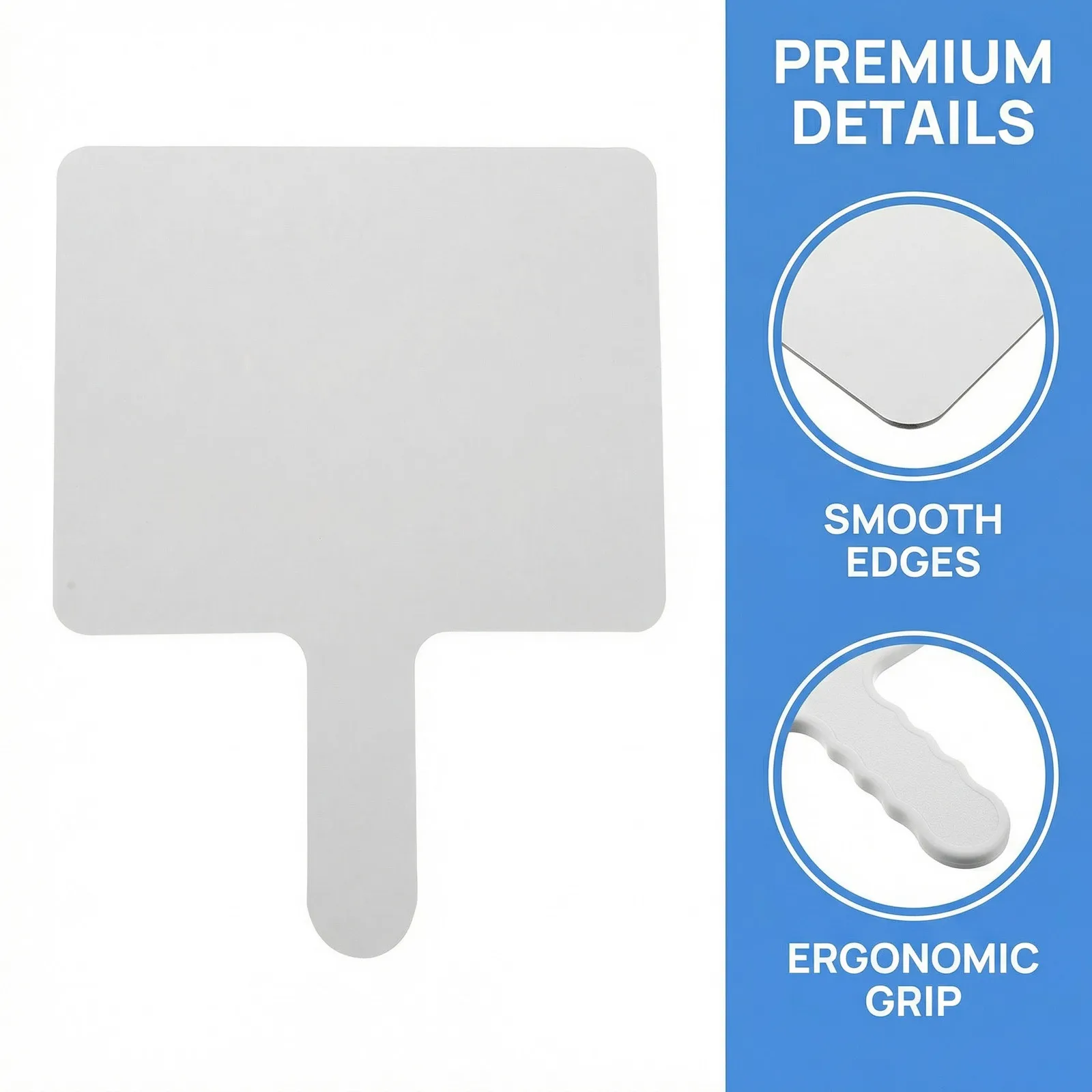 4 peças de placas de resposta para quadro branco apagável a seco, dupla face, para leilões, estudantes, sala de aula, jogos de votação