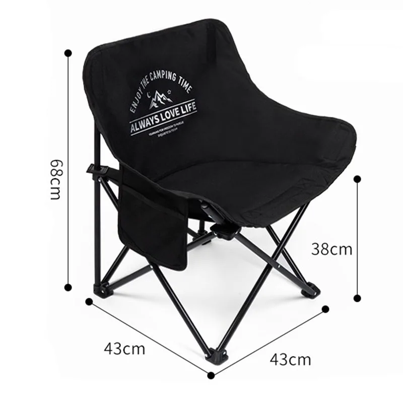 حديقة كرسي كرسي قابل للطي قدرة وزن عالية التخييم الصيد كرسي قابل للطي القمر السياحية كرسي Pliante الأثاث المحمولة