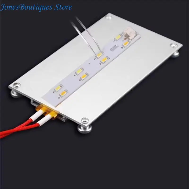 Chip Reballing Work Plate with 600W Heating Configuration for Circuit Board Repair Preheat, Solder Paste Curing, and LED W8KE