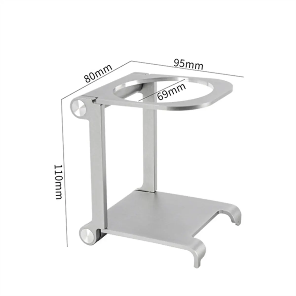 N14R Top 2Pcs Foldable Coffee Drip Holder Aluminum Alloy Support Stand Espresso Portable Travel Outdoor Using Tool
